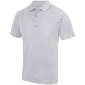 AWDis Cool Mens Moisture Wicking Polo Shirt / Heather Grey